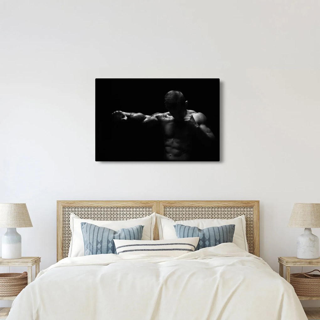 Tablou - Lovitura cu pumn (90x60 cm)