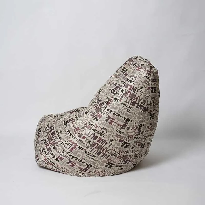Fotoliu Nirvana Hobbit Pufrelax, Material textil - Boysenberry
