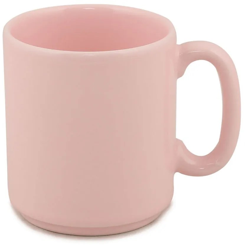 Set 6 căni Kütahya Porselen Classic, 330 ml, roz