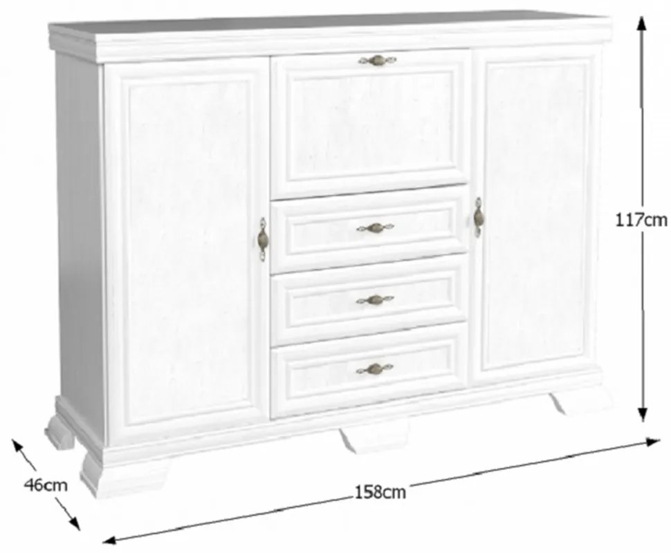 Zondo Dulap tip bar Kraz KK6P (sosna andersen). 809048