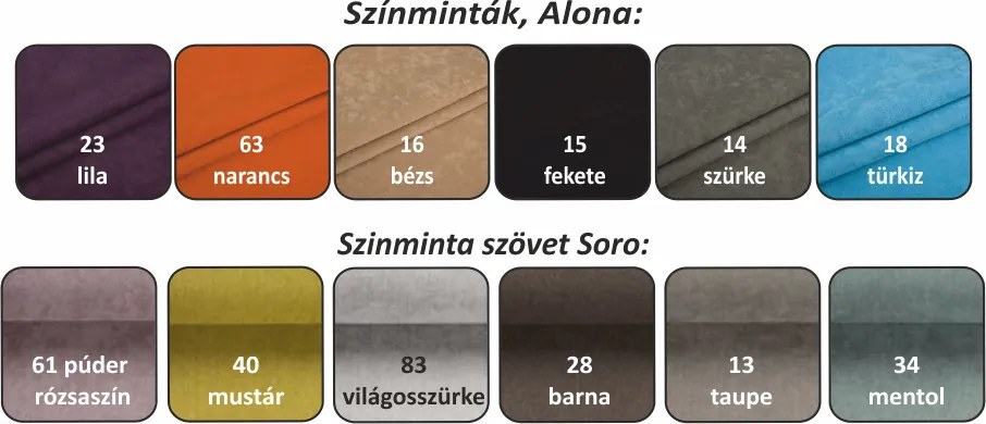 Fotoliu cu taburet, material roşu, ASTRID