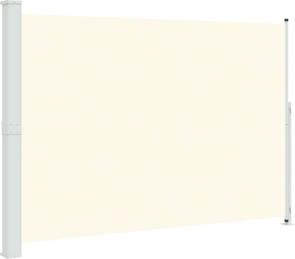 vidaXL Copertină laterală retractabilă de terasă, crem, 200 x 300 cm
