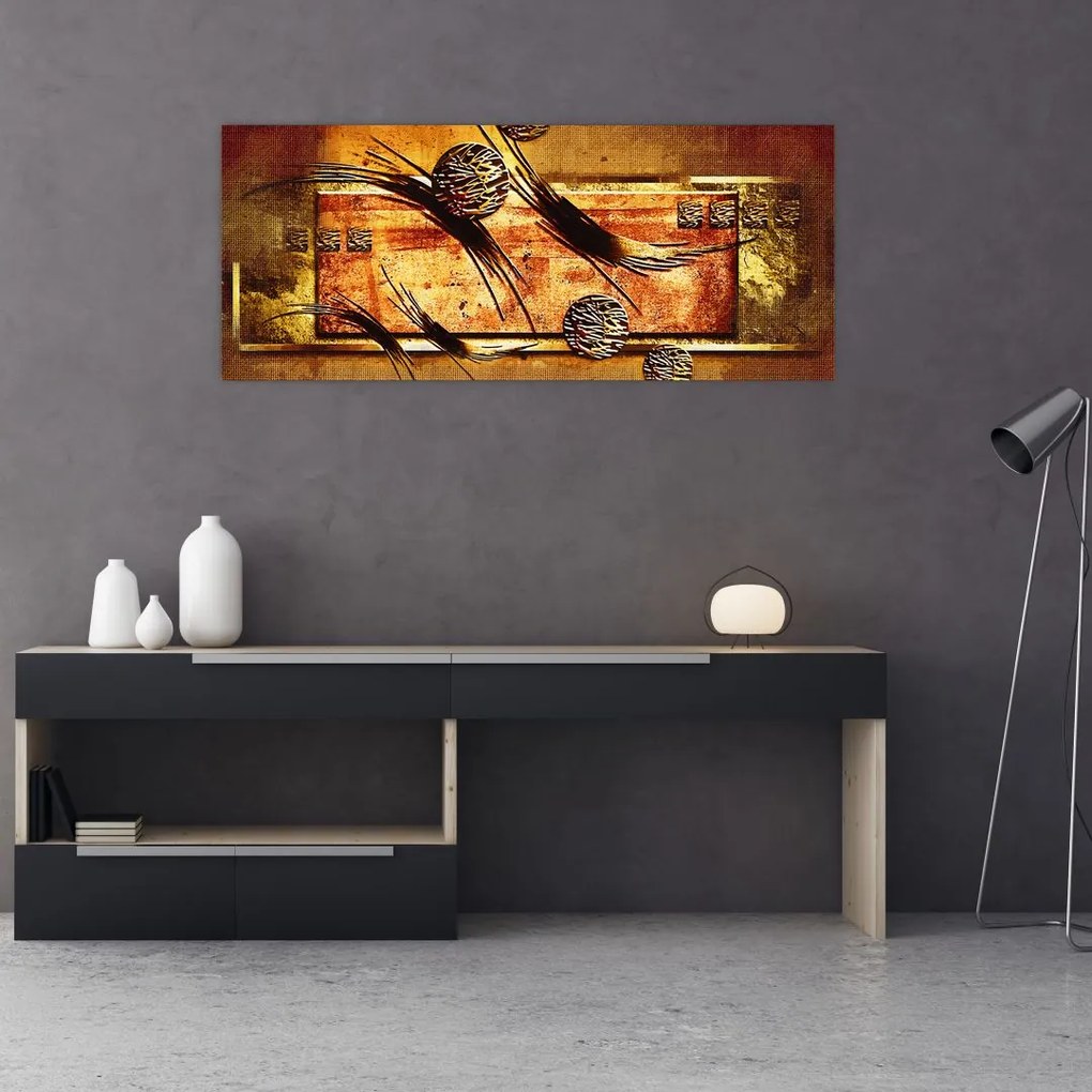 Tablou abstracției (120x50 cm)