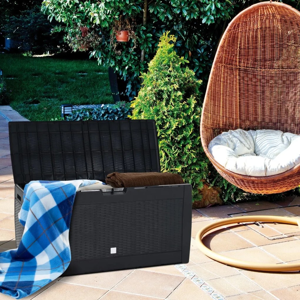 Prosperplast Cufăr depozitare RATO, 310L, 119x48x60 cm, antracit