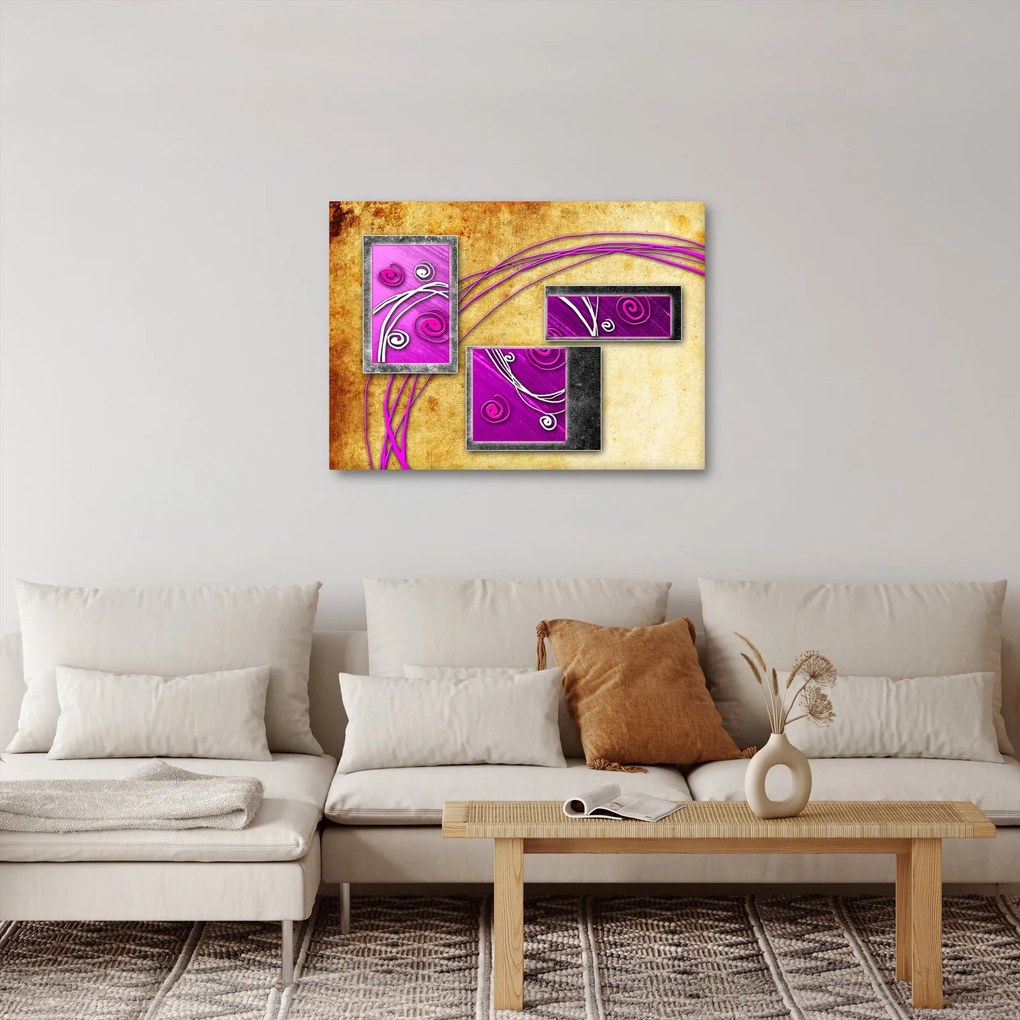 Tablou abstracție (70x50 cm)