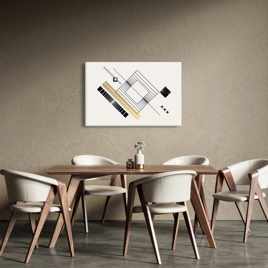 Tablou - Forme geometrice N⁰6 (90x60 cm)