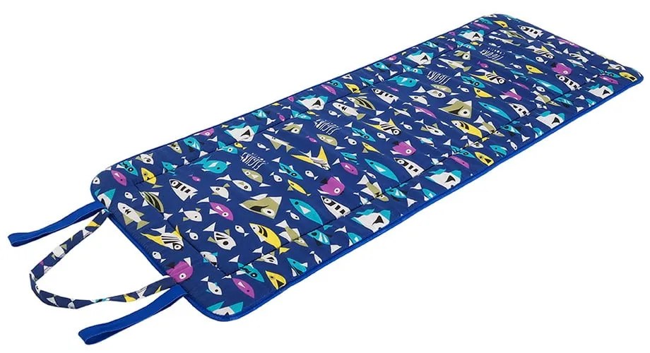 Pernă pentru scaun de grădină albastră pentru șezlong 52x148 cm Fishes – B.E.S.