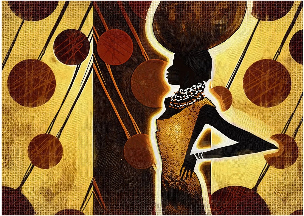Tablou cu pictură artistică străveche (70x50 cm)