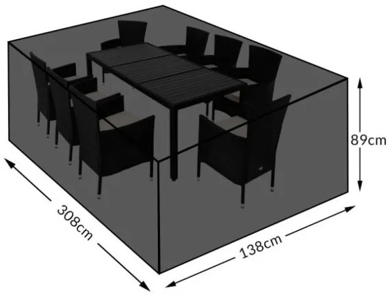 Deuba Set huse scaun 308x138x89cm