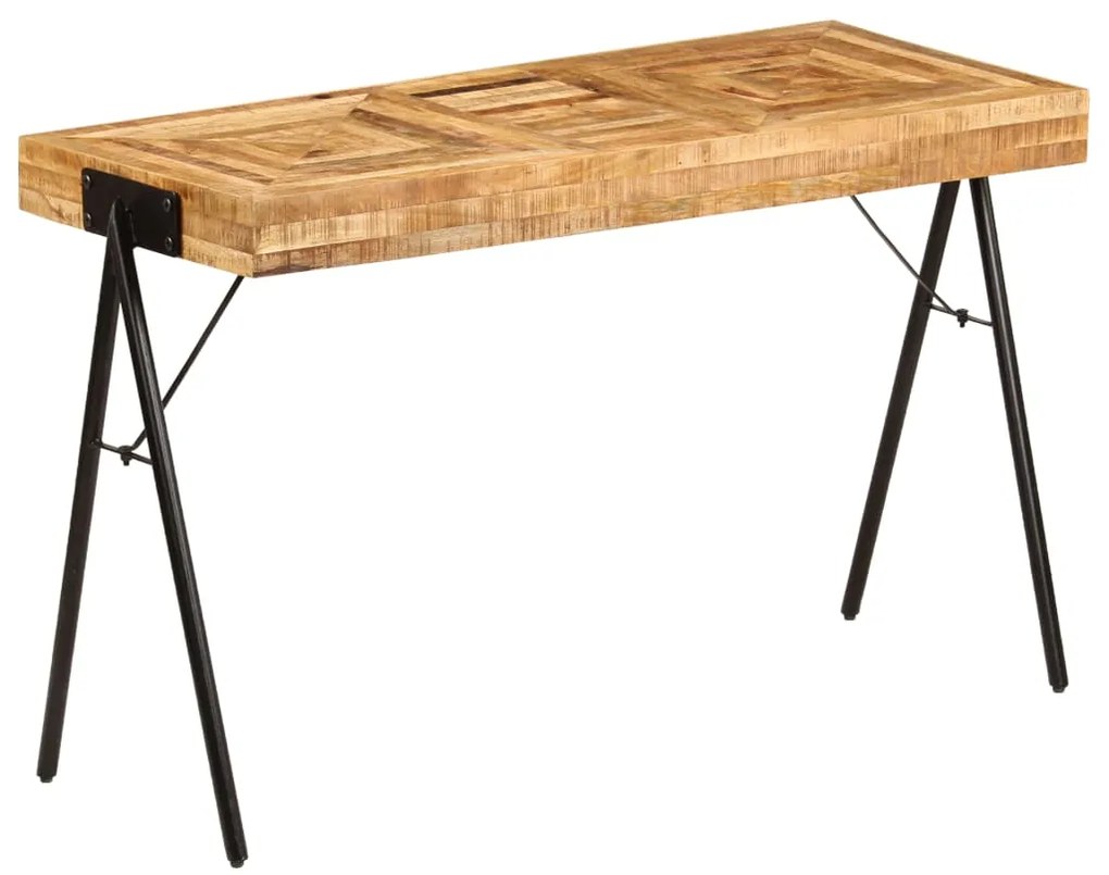 vidaXL Masă de scris, 118 x 50 x 75 cm, lemn masiv de mango