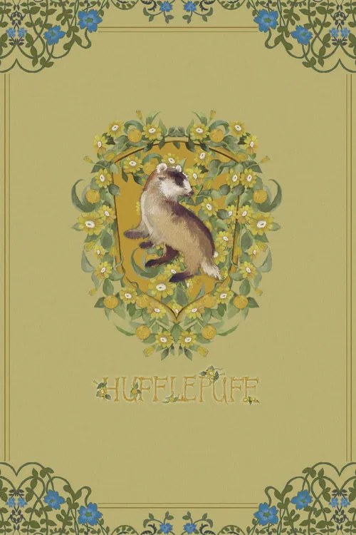 Poster de artă Harry Potter - Hufflepuff