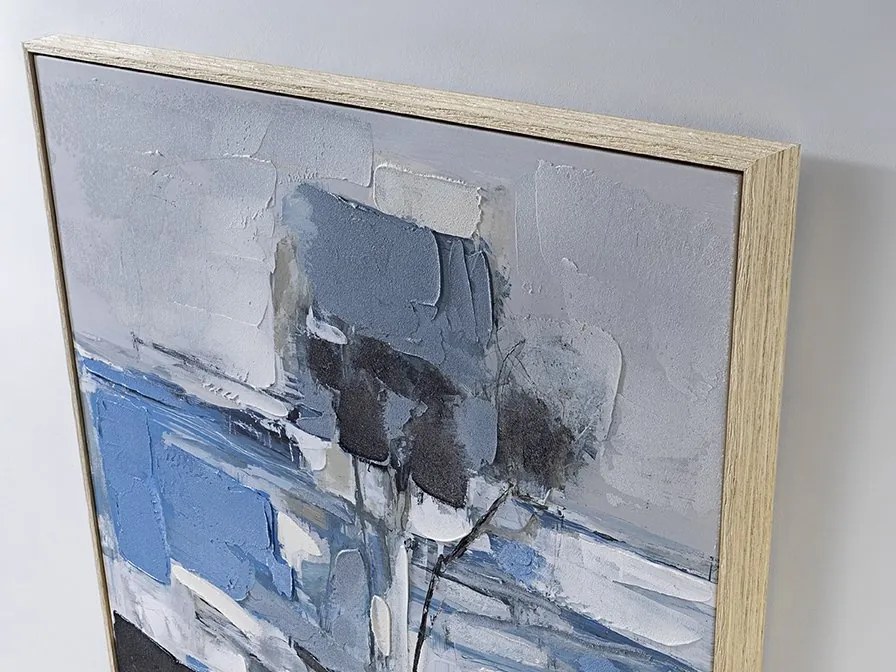 Tablou de perete pictura acrilica Paisaje azul 83x123cm