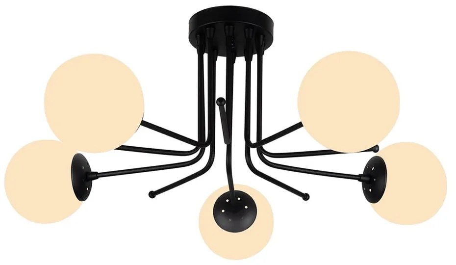 Lustră Squid Lighting Star, înălțime 34 cm, negru
