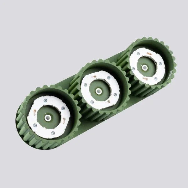 Sollux SL.2631 - Corp de iluminat tip spot AURA 3xGX53/10W/230V verde