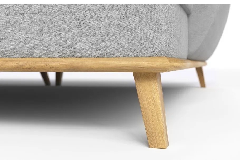 Colțar gri deschis extensibil (cu colț pe partea dreaptă) Balitco – Ropez