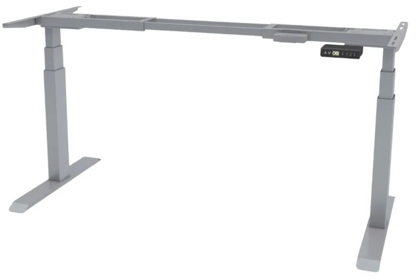 Cadru birou reglabil electric Viva Smart 2.0, Dual Motor - Gri