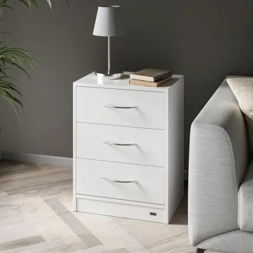 Deuba Noptiera Eloise 54x39x28cm - LED alb