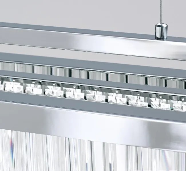 Candelabru, Lustra LED design LUX PRISM, chrome