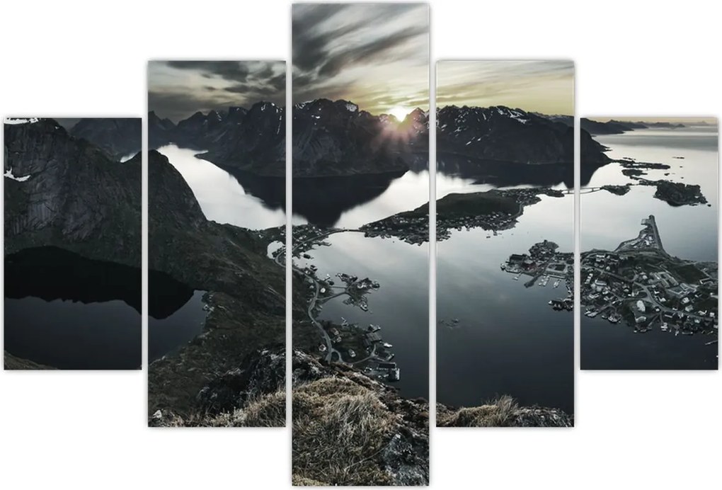 Tablou - Munții norvegieni (150x105 cm)