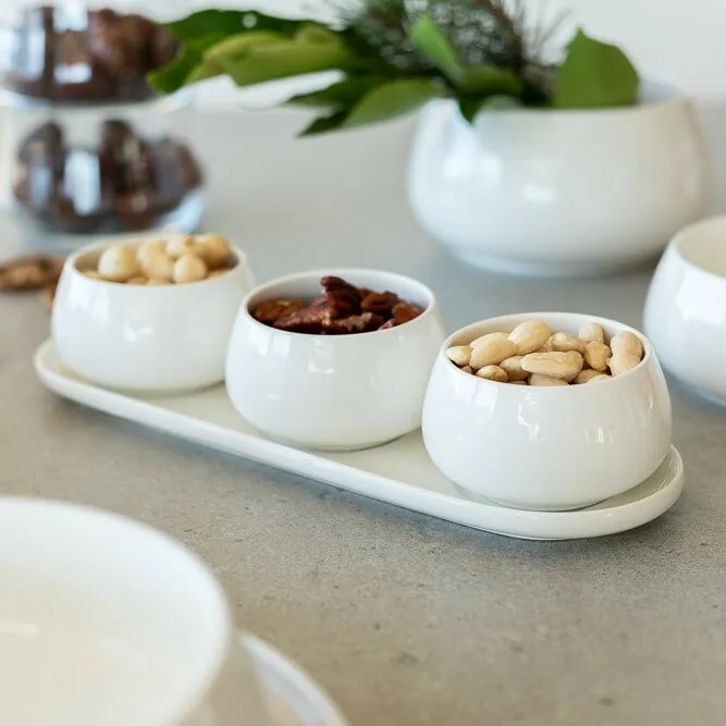 Mäser Set de servire cu 4 boluri și farfurioare TAYA