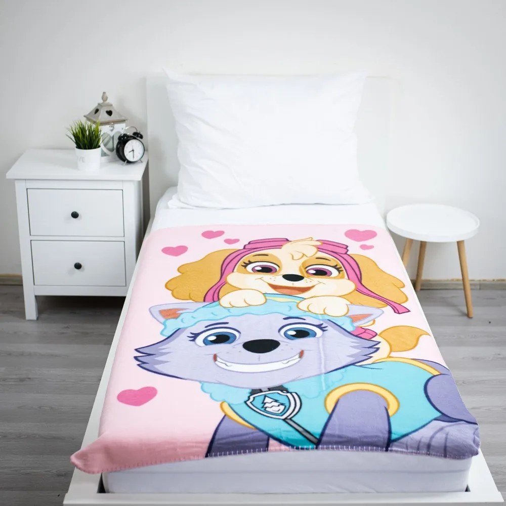 Pătură pentru copii din polar/fleece 100x150 cm Paw Patrol – Jerry Fabrics