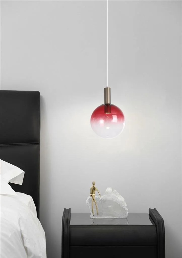 Lustra sticla cu lumina ambientala Ombre