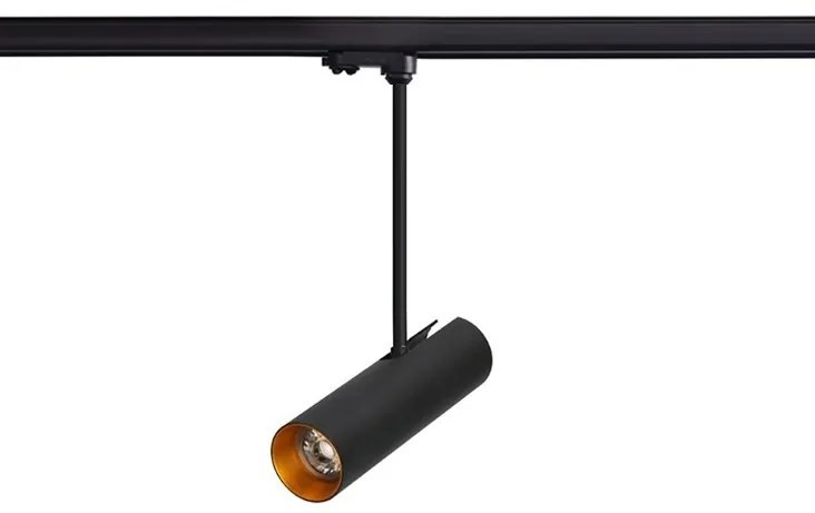 Spot directionabil pe sina LENS TRACK negru/auriu ZZ AZ3512