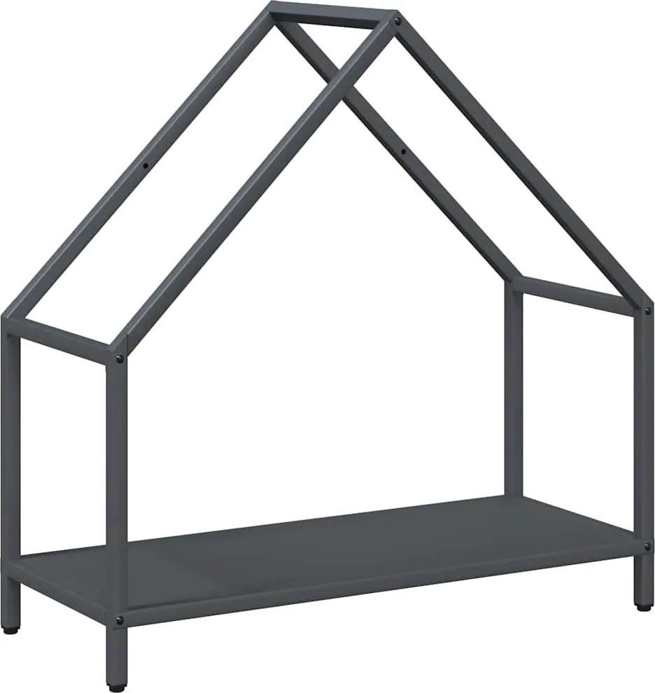 vidaXL Suport pentru lemne de foc Antracit Oțel laminat la rece