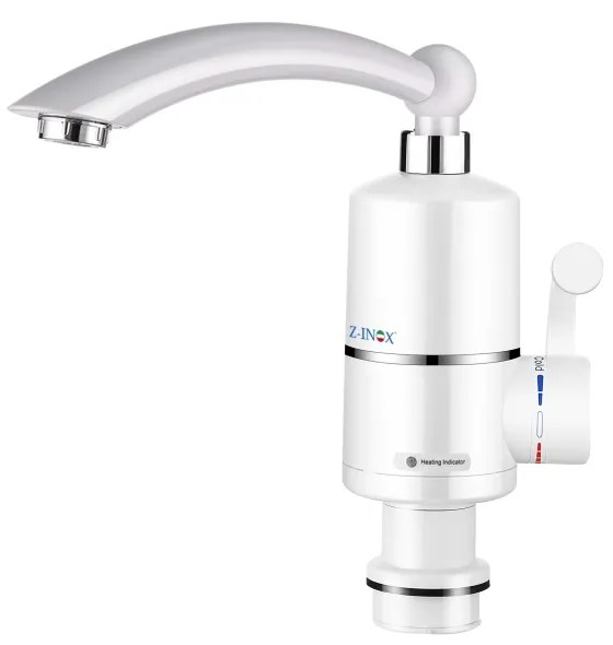 Robinet electric Z-Inox ZLN5473 Alb, incalzire instanta, putere 3000W, inox
