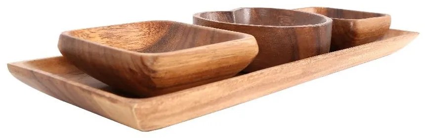 Boluri de servit cu tavă 4 buc Kora - Premier Housewares