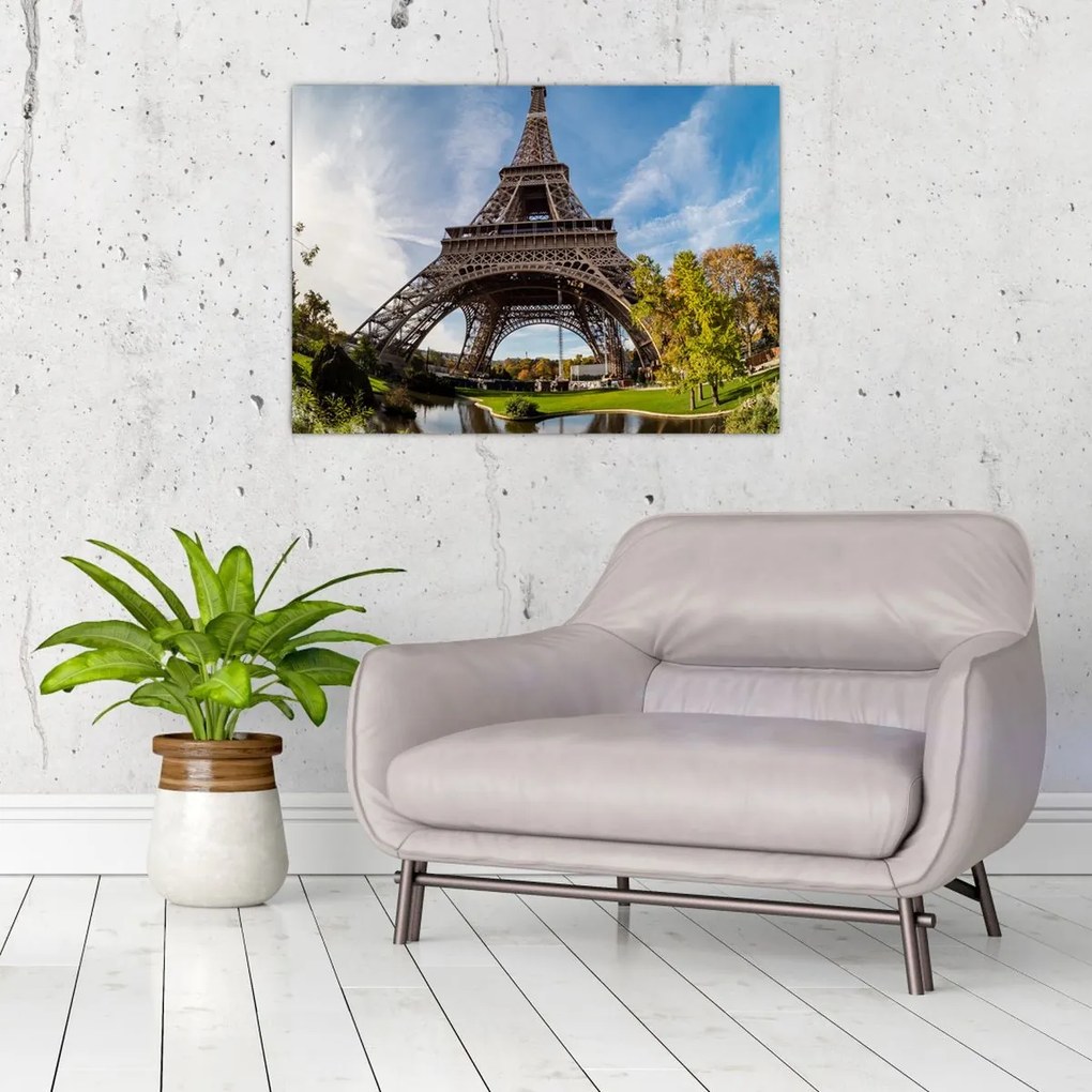 Tablou - Turnul Eiffel colorat (70x50 cm)