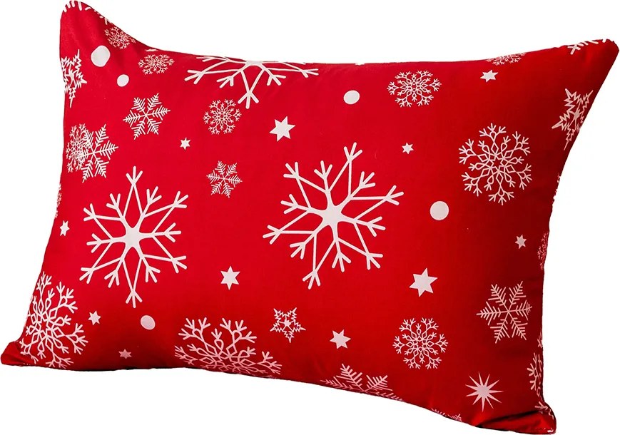 Fata de perna din microfibra SNOWFALL 50x70 cm, rosu