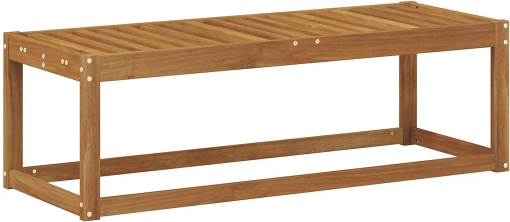 vidaXL Bancă de exterior natural 115 x 43 x 37 cm Lemn Solid de Acacia