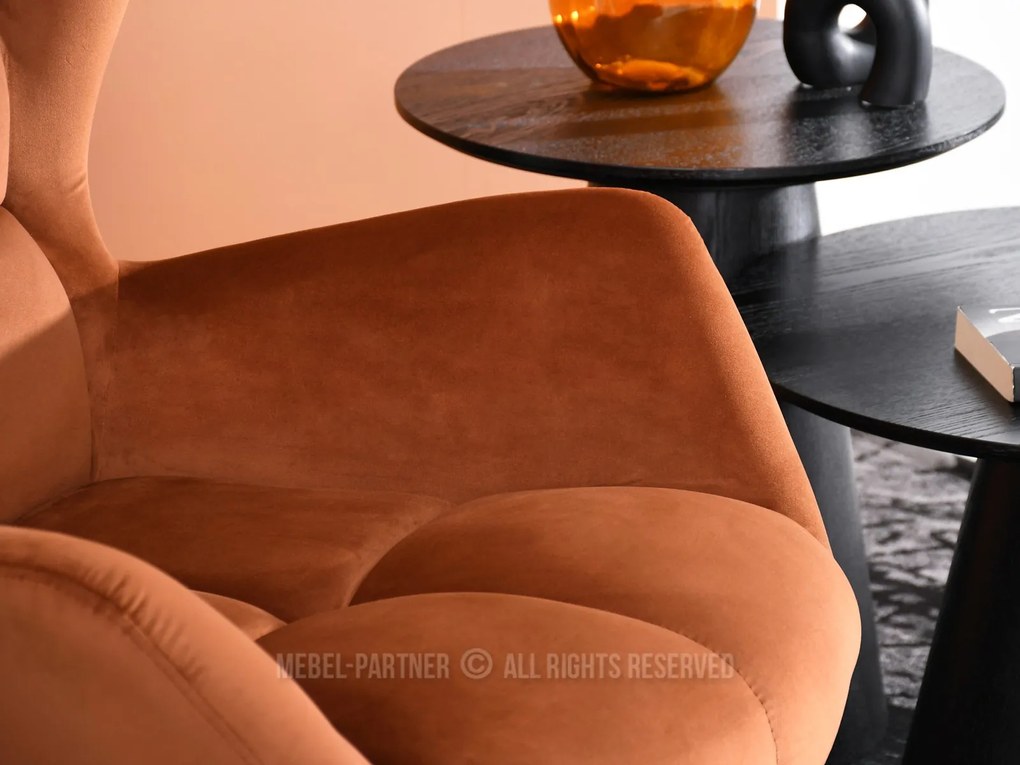 Fotoliu Kikino (cupru + negru). Promo -21%. 1110125