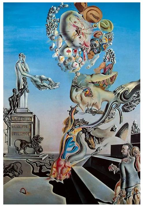 Imprimare de artă The Lugubrious Game, 1929, Salvador Dalí, (24 x 30 cm)