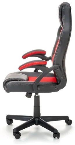 Scaun de birou KENU, negru/roșu