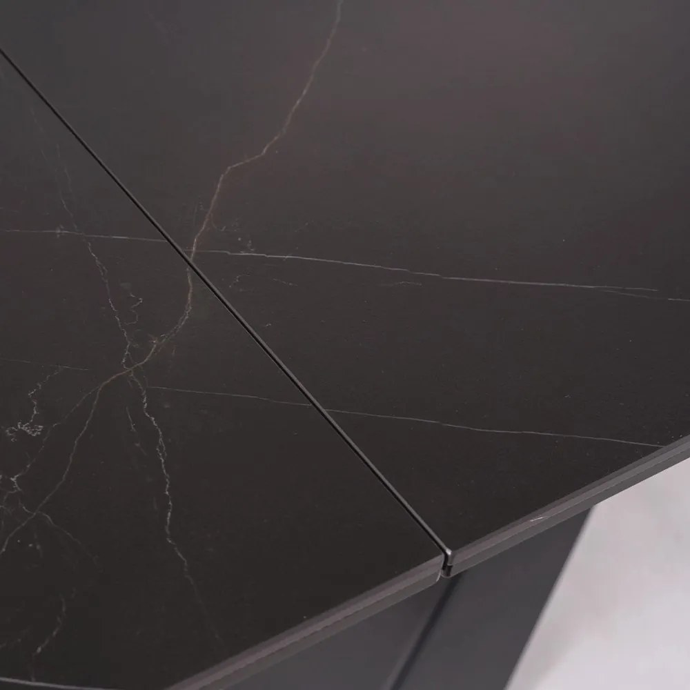 Masa de bucaterie Westin II 160 x 90 cm, neagra