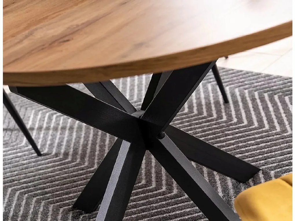 Masa extensibila de dining GASTON 100(135)X100 cm, decor stejar artisan