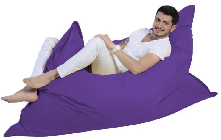 Fotoliu Puf Bean Bag Giant Cushion, 140x180 cm, Mov