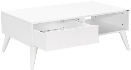 Măsuță de cafea 42x110 cm alb