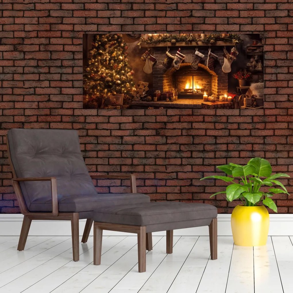 Tablou - Atmosfera de Crăciun (120x50 cm)