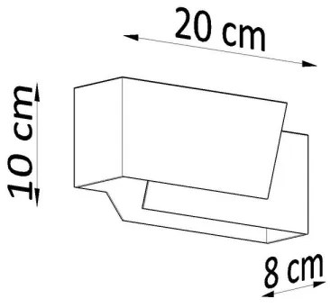 Aplică perete PIEGARE 1xG9/40W/230V