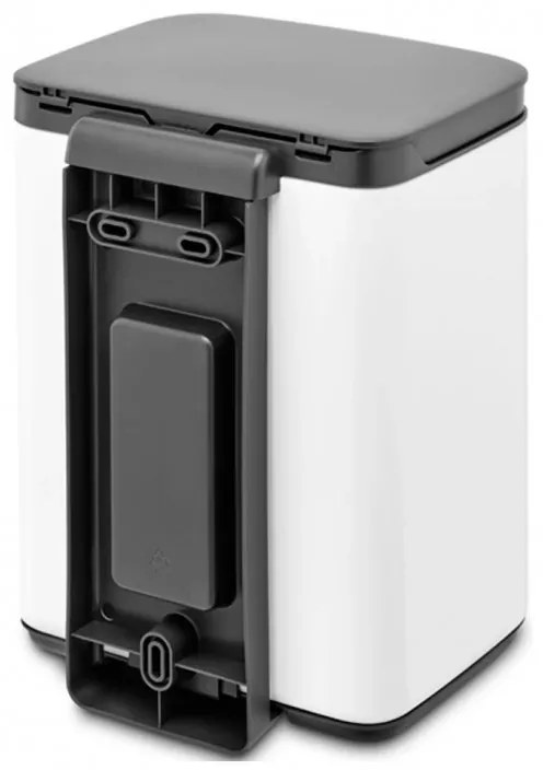 Cos de gunoi Brabantia Bo Small 1006621, 4 L, Deschidere lina si silentioasa, Baza antiderapanta, Alb