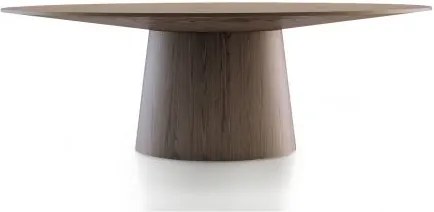 Masa ovala Walnut Veneered, 220x110cm