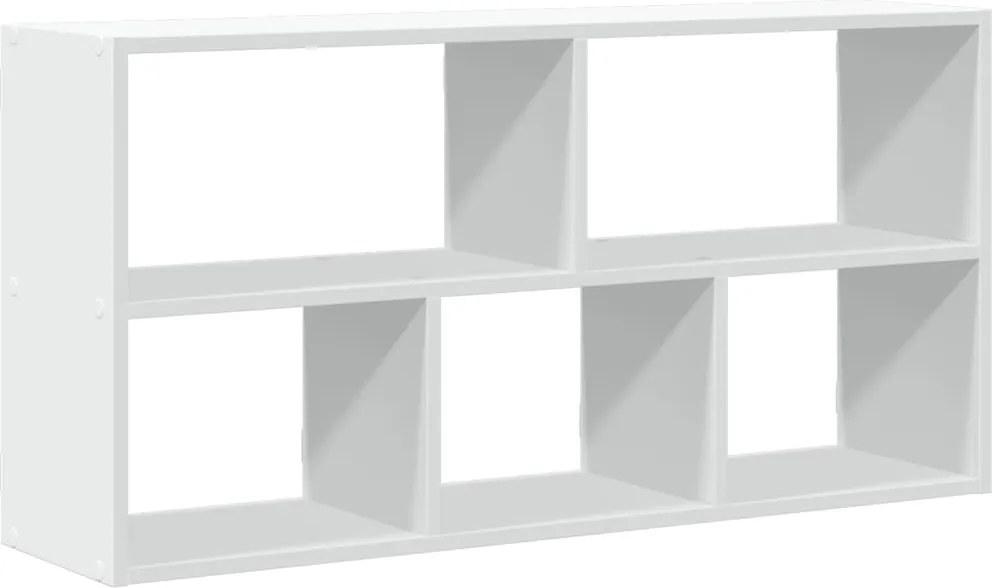 vidaXL Raft de perete, alb, 100x25x50 cm, lemn prelucrat