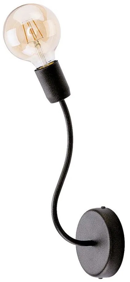 Jupiter 1667 - Aplică perete LUCE 1xE27/60W/230V titan