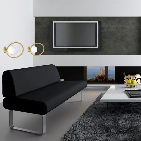 Aplică perete VIENNA 1xE14/40W/230V auriu