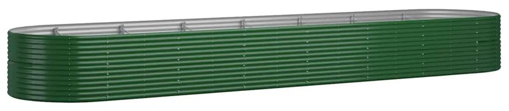 Jardiniera gradina verde 584x140x68cm otel vopsit electrostatic 1, Verde, 584 x 140 x 68 cm