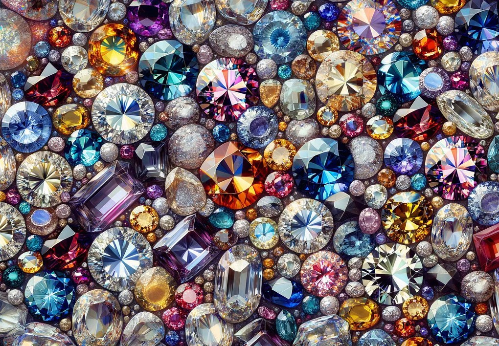 Fototapet - Diamante colorate (147x102 cm)