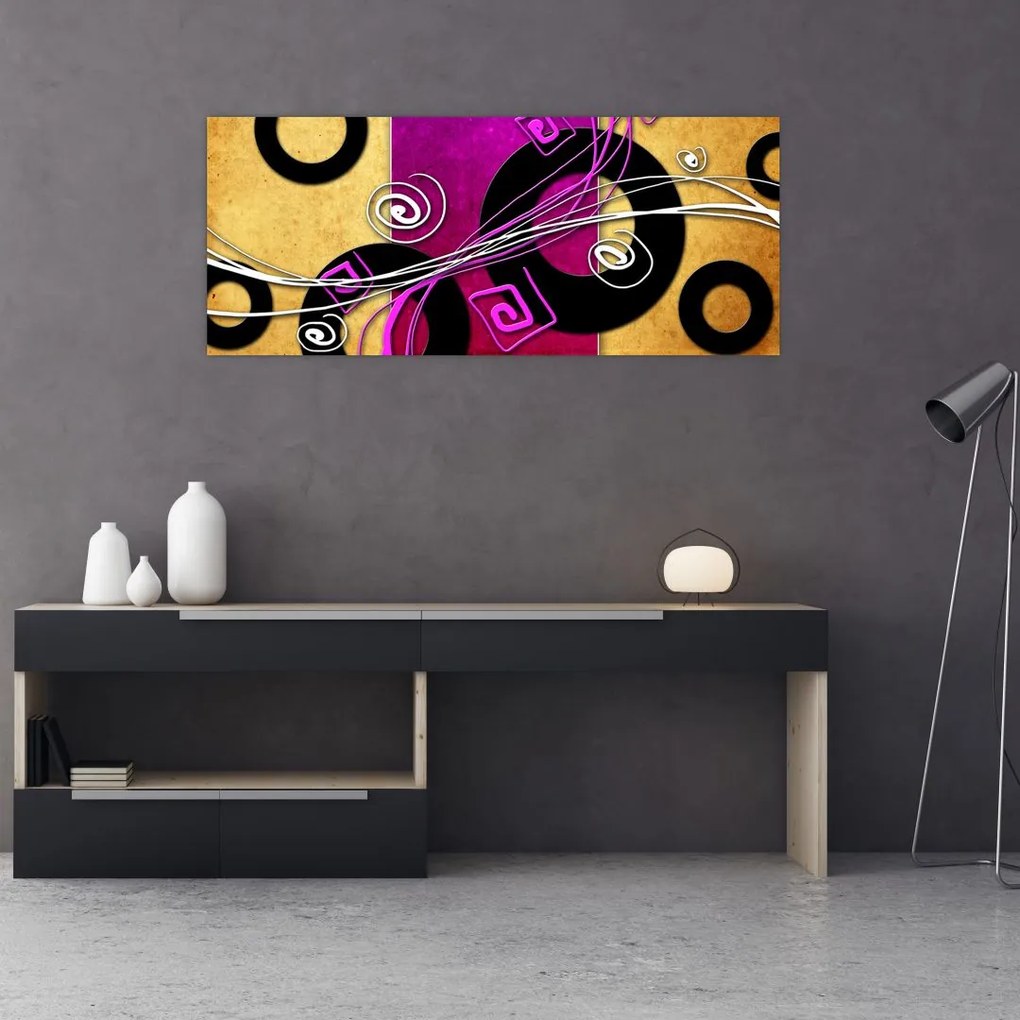 Tablou abstracției (120x50 cm)